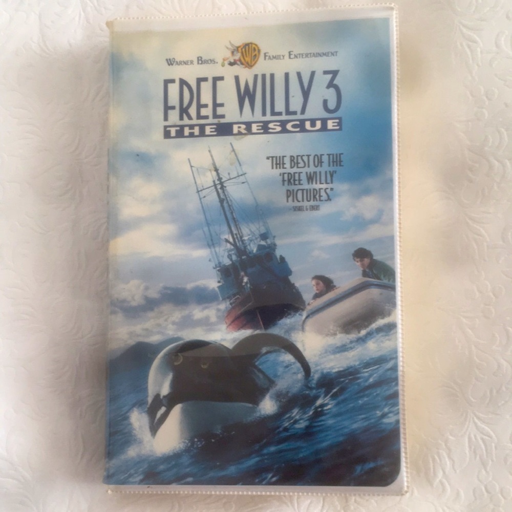 Vintage 1997 Warner Bros. Free Willy 3 The Rescue VHS#14895